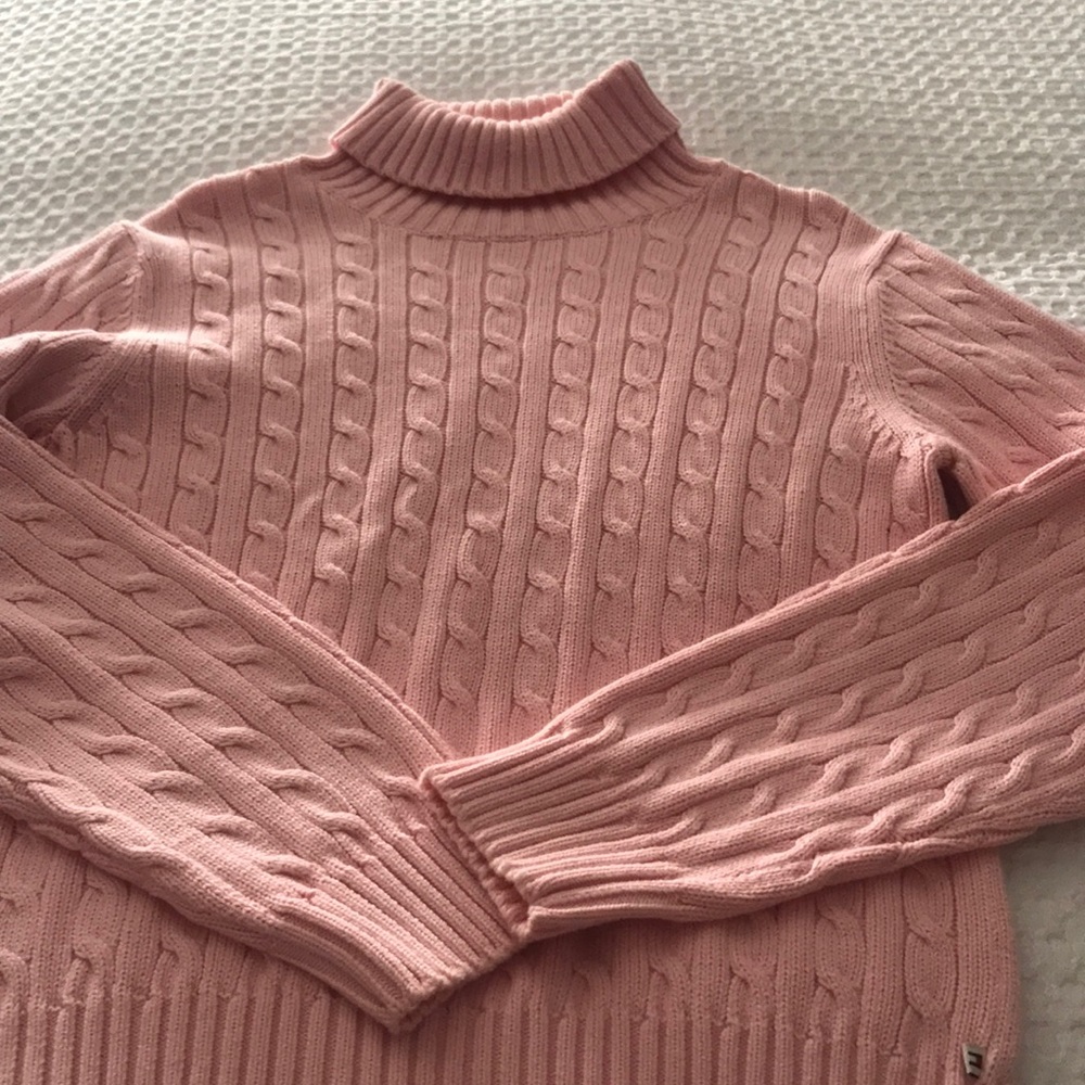 Tommy Hilfiger Turtle neck pink sweater